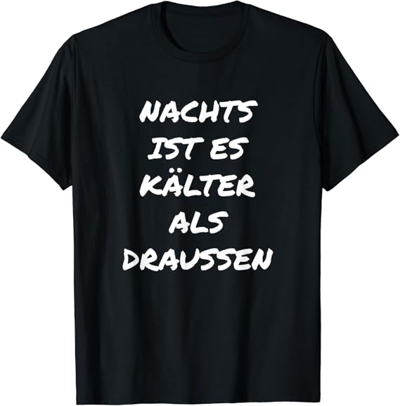 Nachts ist es kälter als draußen